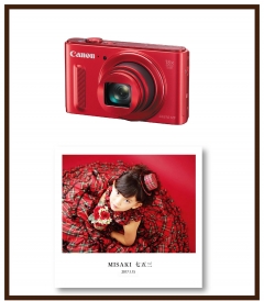 高性能デジカメパック 3日間プラン 七五三にピッタリ フォトブック付 CANON SX610HS